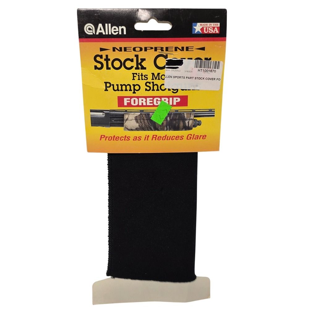 Allen Neoprene Foregrip Stock Cover for Pump Shotguns Black 20181 Made in USA